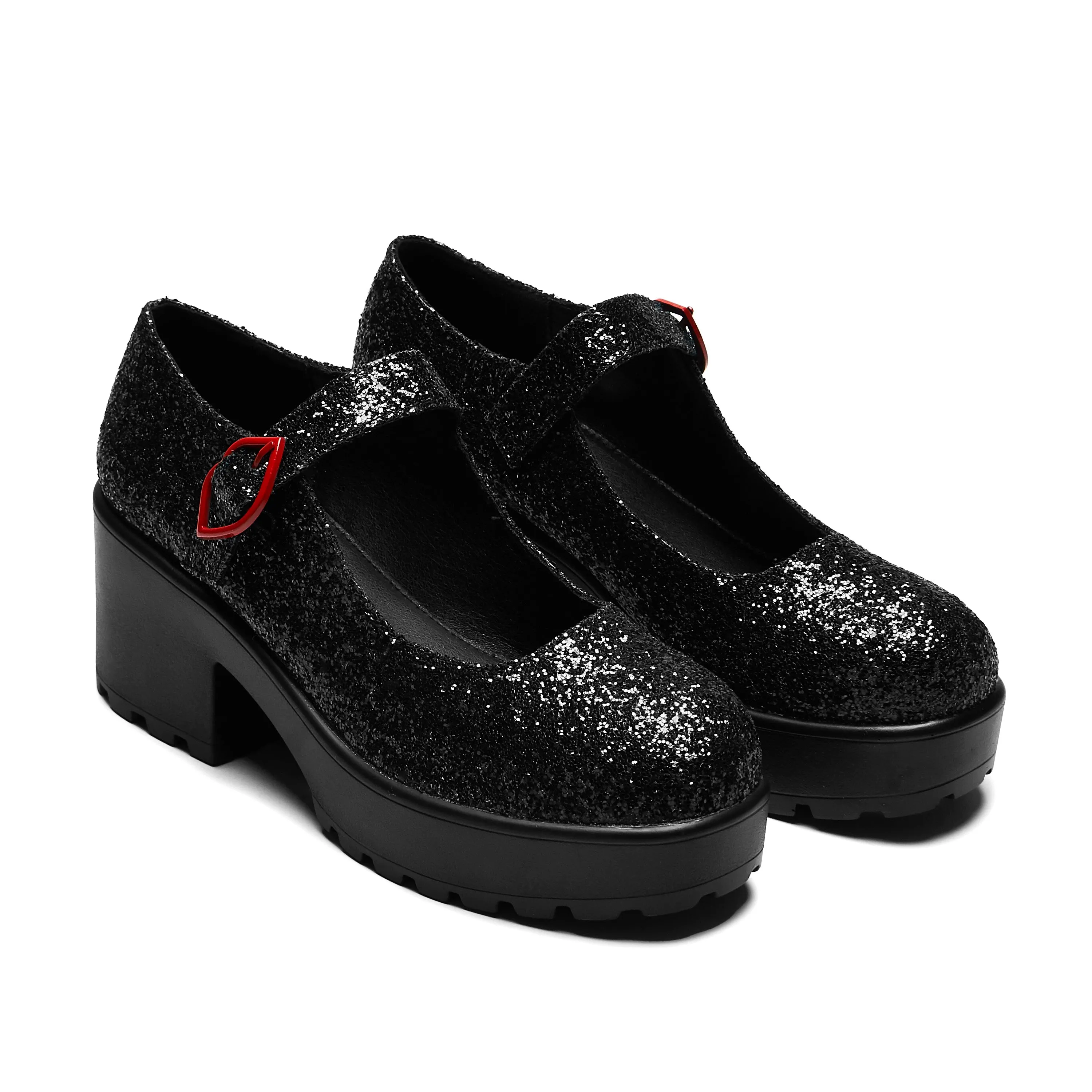Glitter Mary Janes ‘Columbia’s Solo Edition'