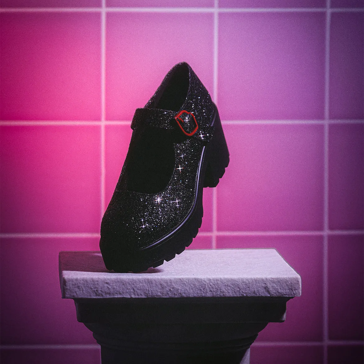Glitter Mary Janes ‘Columbia’s Solo Edition'