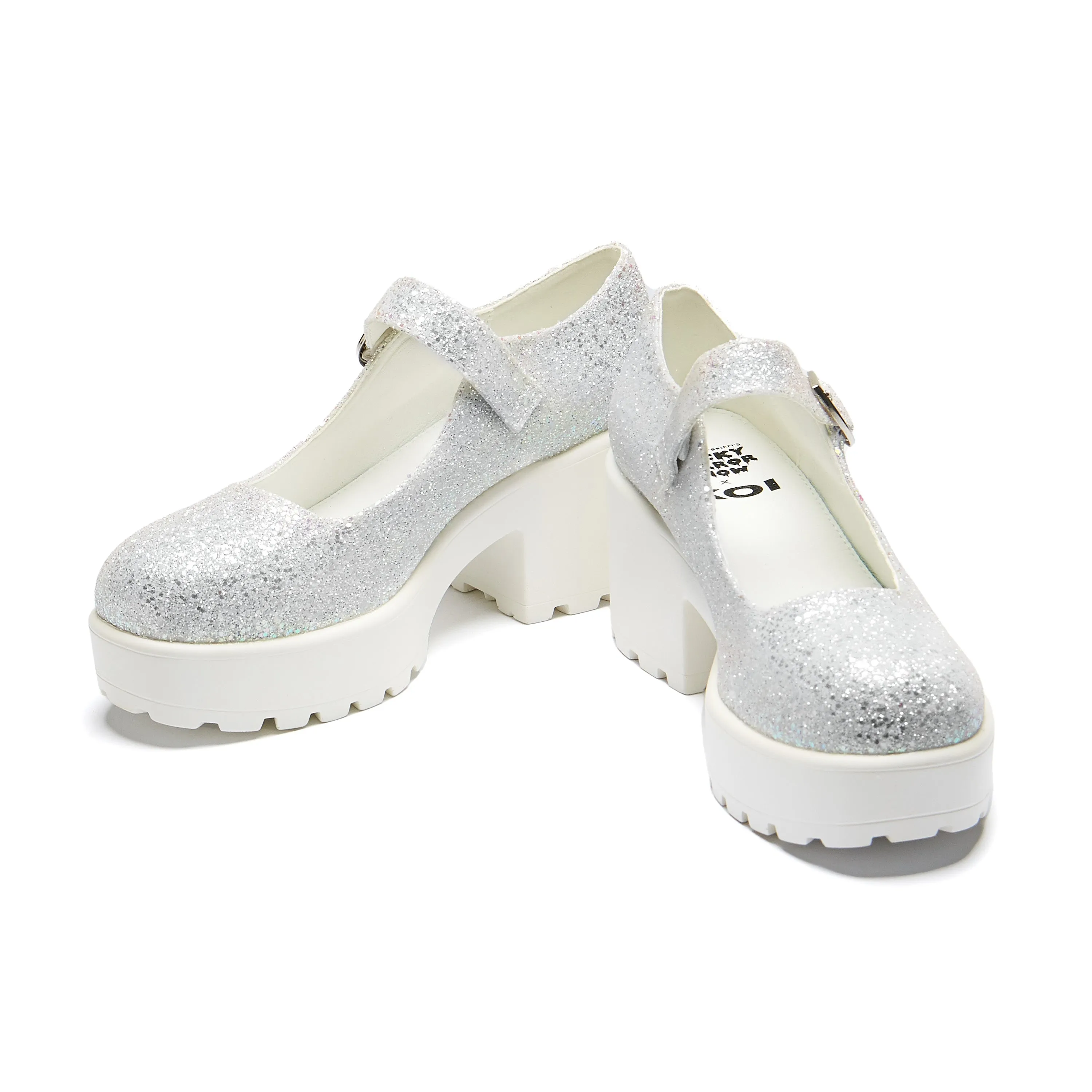 Glitter Mary Janes ‘Damn it Janet! Edition’