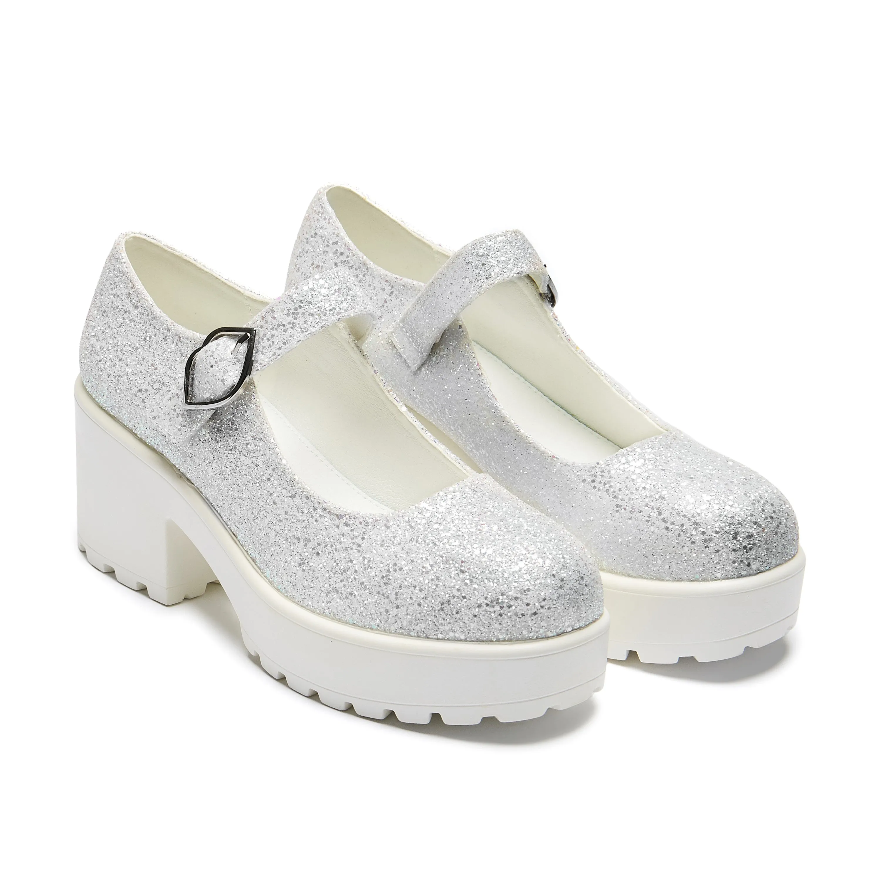 Glitter Mary Janes ‘Damn it Janet! Edition’