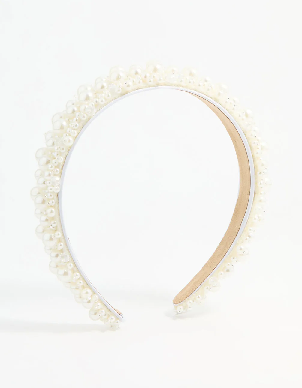 Gold Plated Pearl Statement Headband