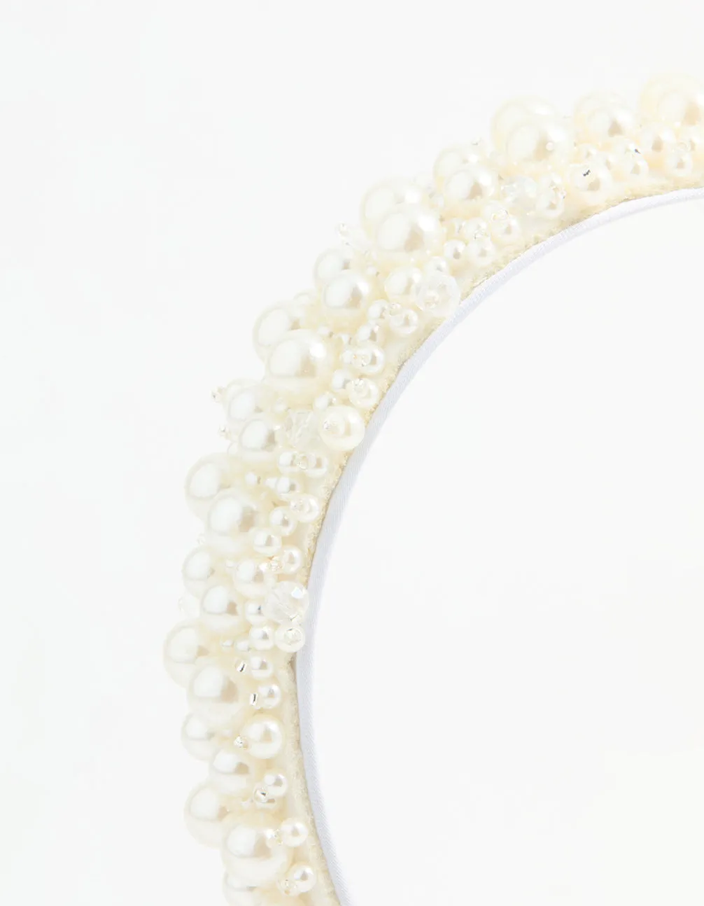Gold Plated Pearl Statement Headband