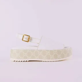 GUCCI GG Supreme Monogram Granada Kid Angelina Platform