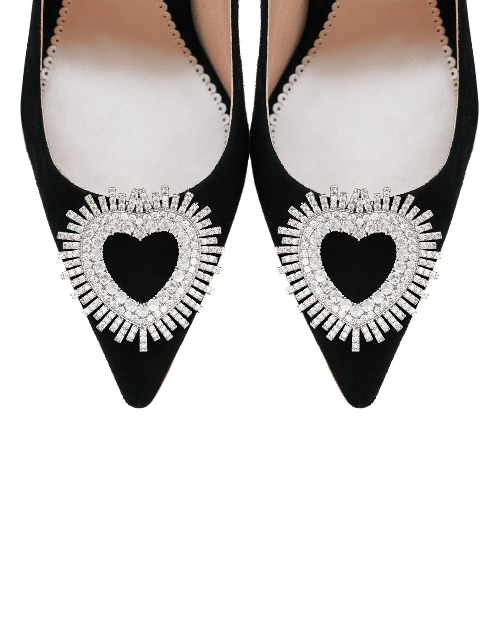 Heart Shoe Clips