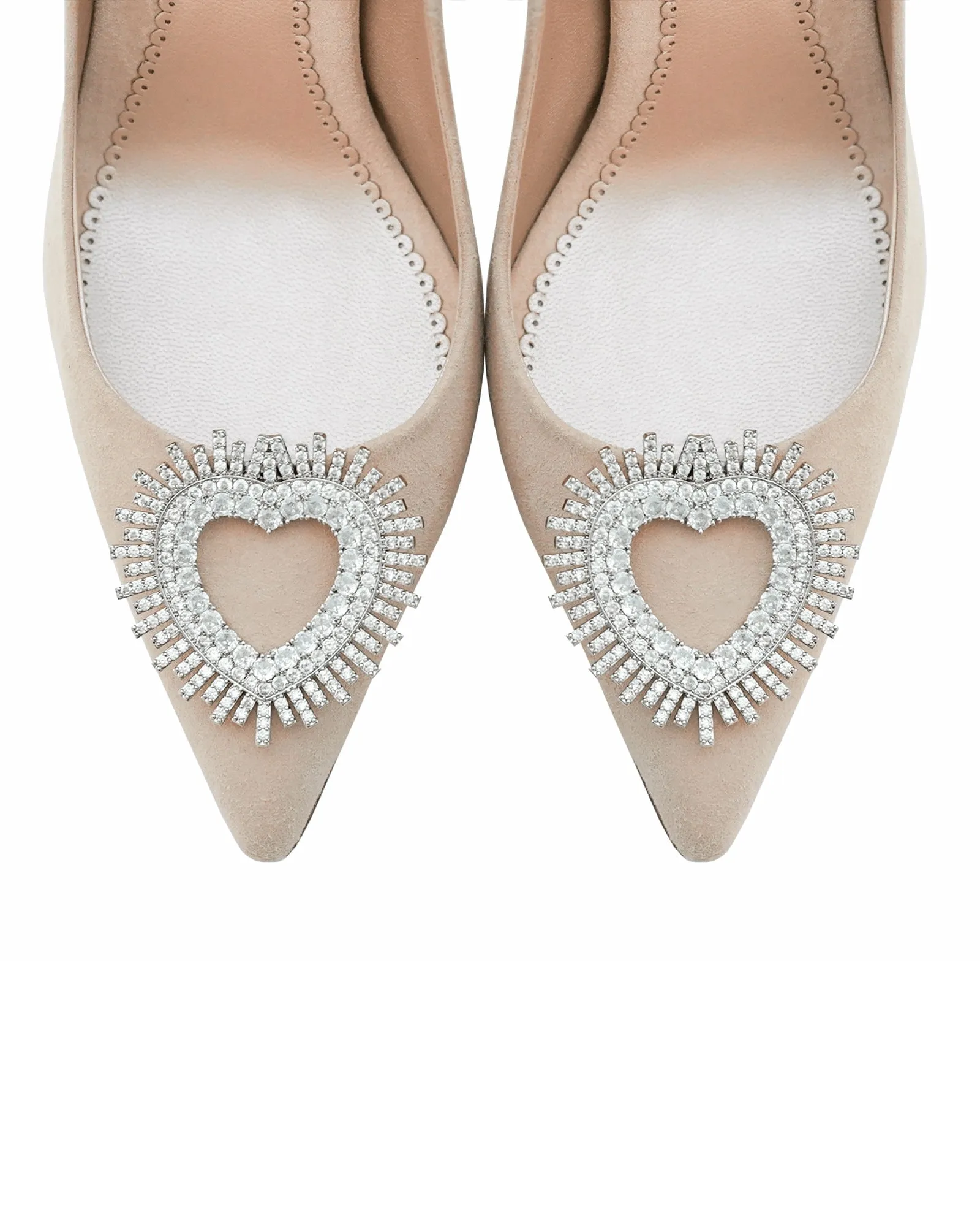 Heart Shoe Clips