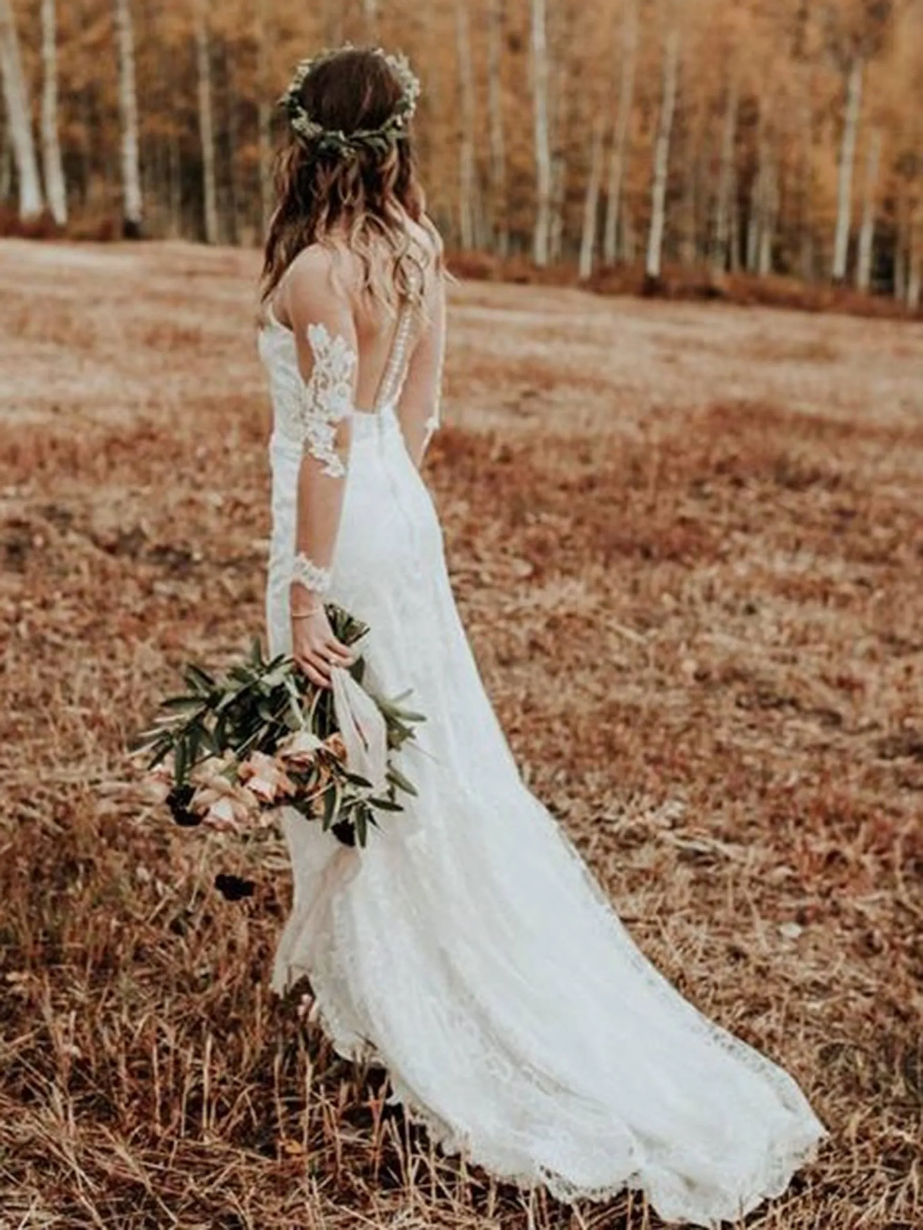 Ivory Chantilly Lace - Kate