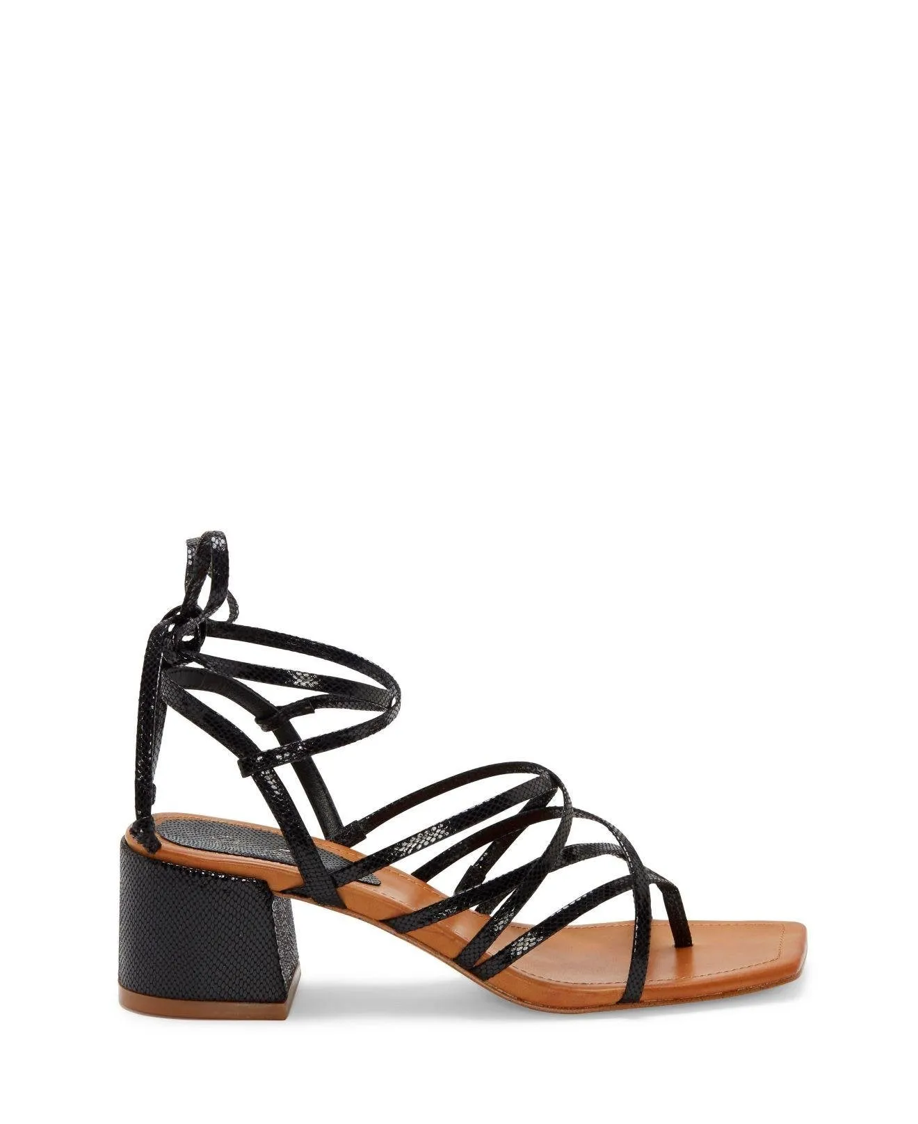 Jessica Simpson Womens Ivelle Strappy Gladiator Thong Sandal BLACK