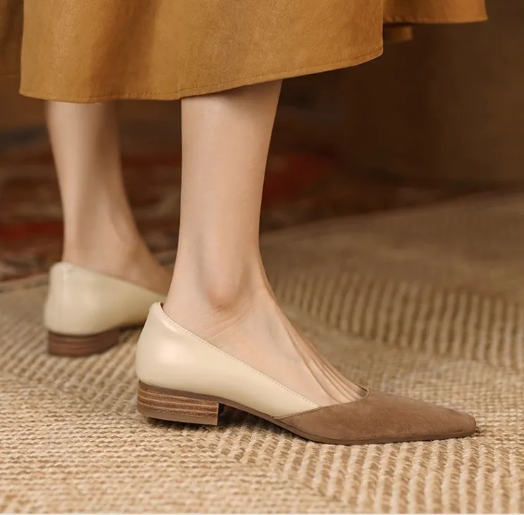 KUNRO Bi-Color Flats