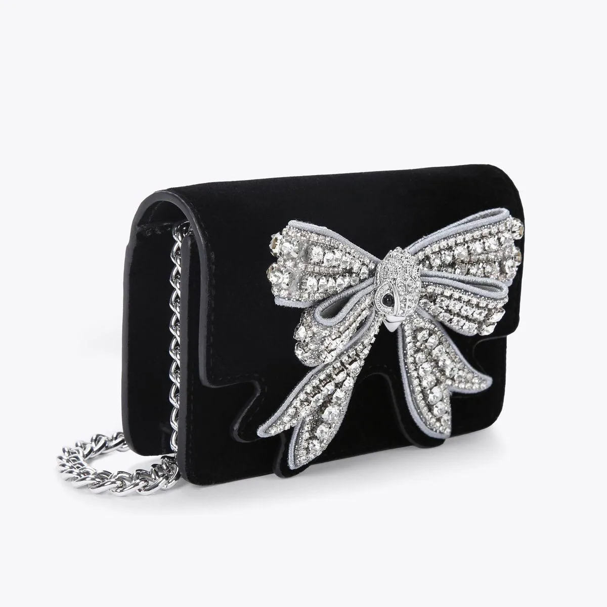 Kurt Giger Crystal Bow Glam Bag