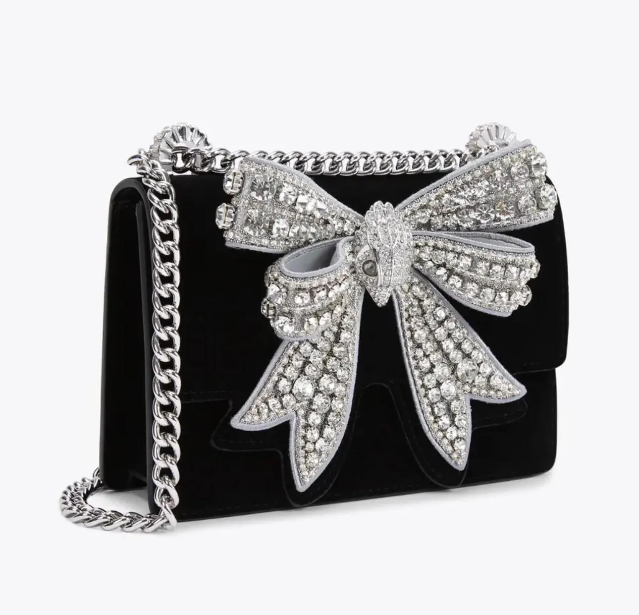 Kurt Giger Crystal Bow Glam Bag