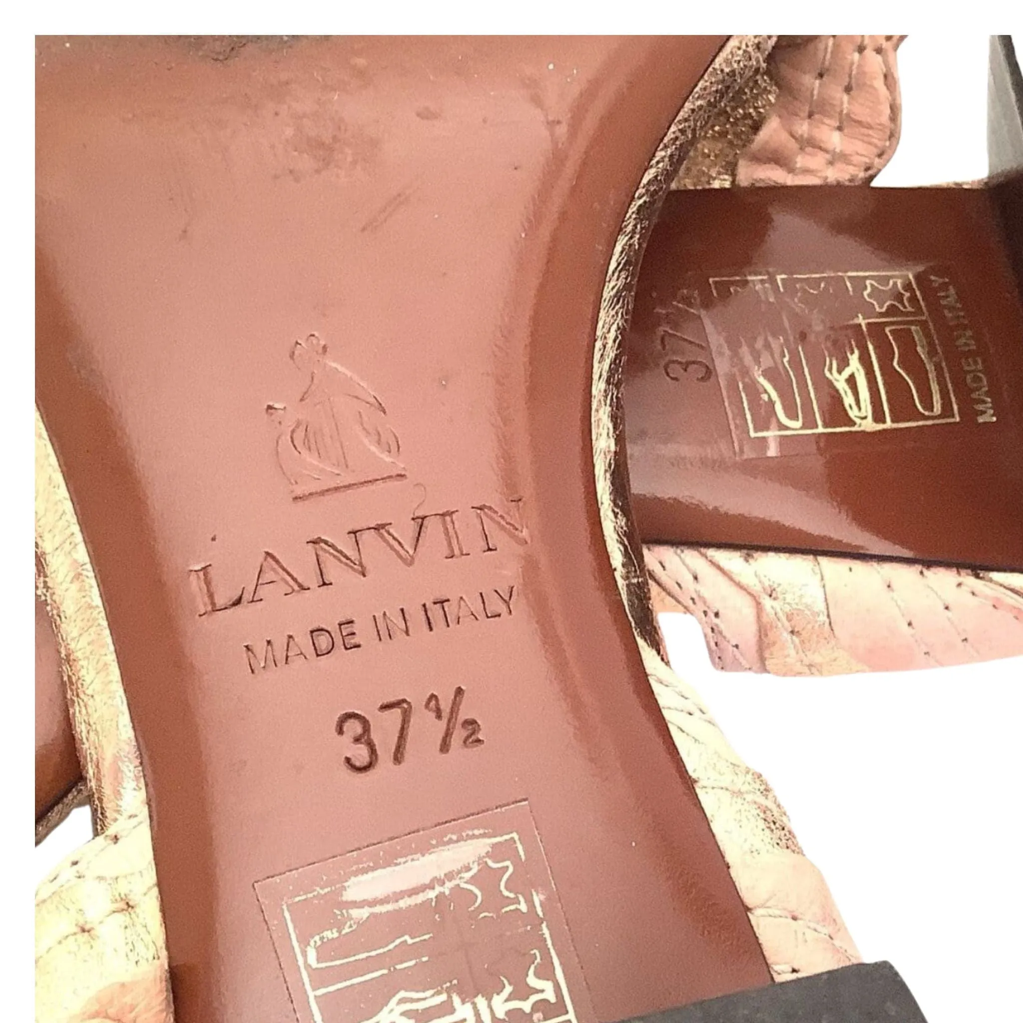 Lanvin Pink Sandals