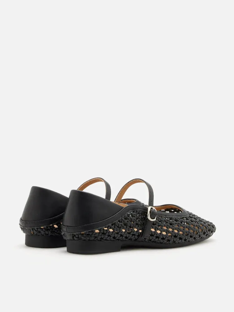Leonie Woven Mary Janes
