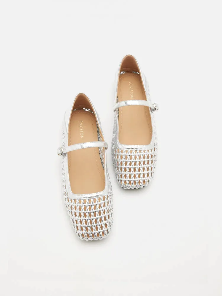 Leonie Woven Mary Janes
