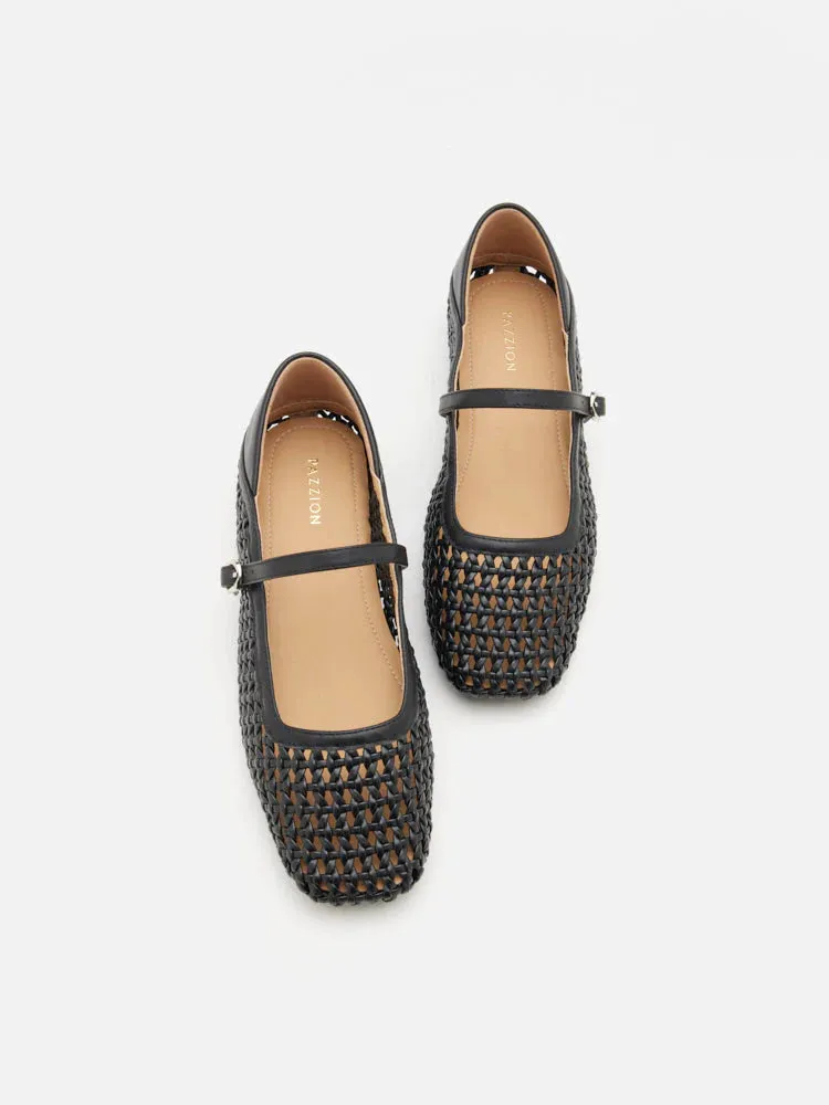 Leonie Woven Mary Janes