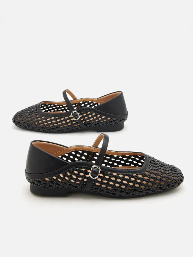 Leonie Woven Mary Janes