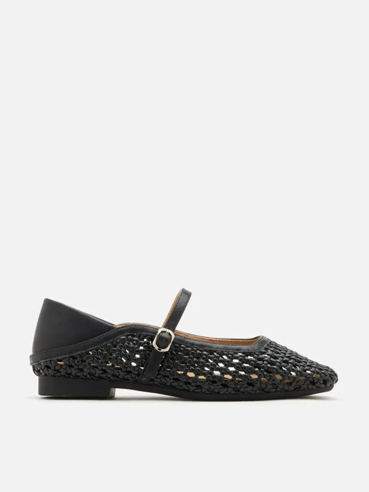 Leonie Woven Mary Janes