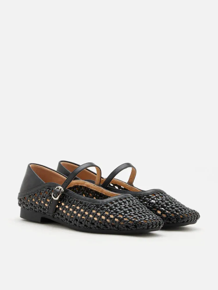 Leonie Woven Mary Janes