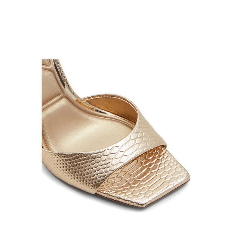Lettie Women's Strappy Heeled Sandal - Gold