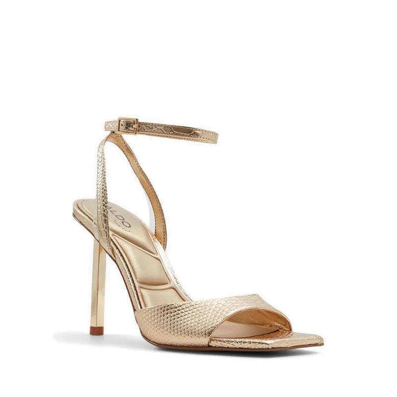Lettie Women's Strappy Heeled Sandal - Gold