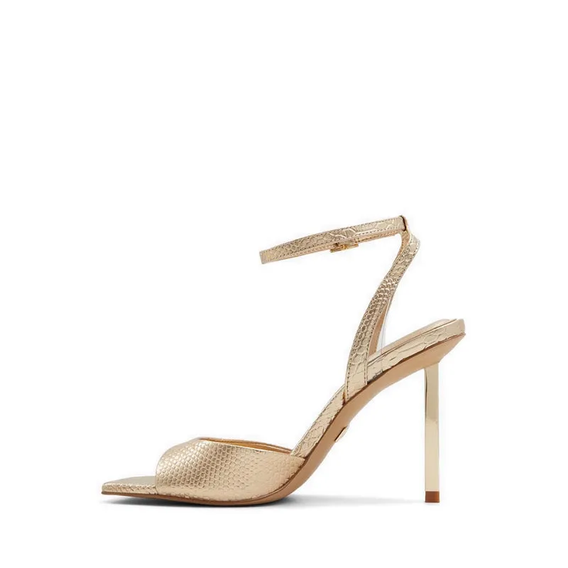 Lettie Women's Strappy Heeled Sandal - Gold