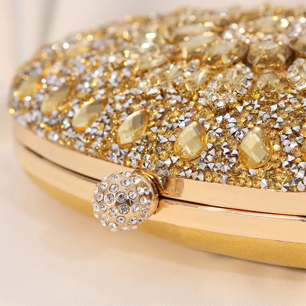 Mahlia Rhinestone Party Clutch