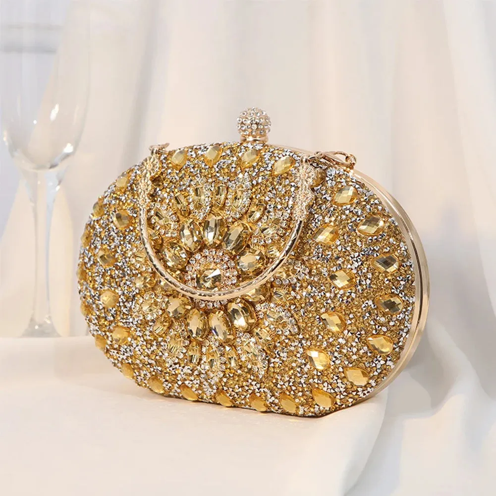 Mahlia Rhinestone Party Clutch