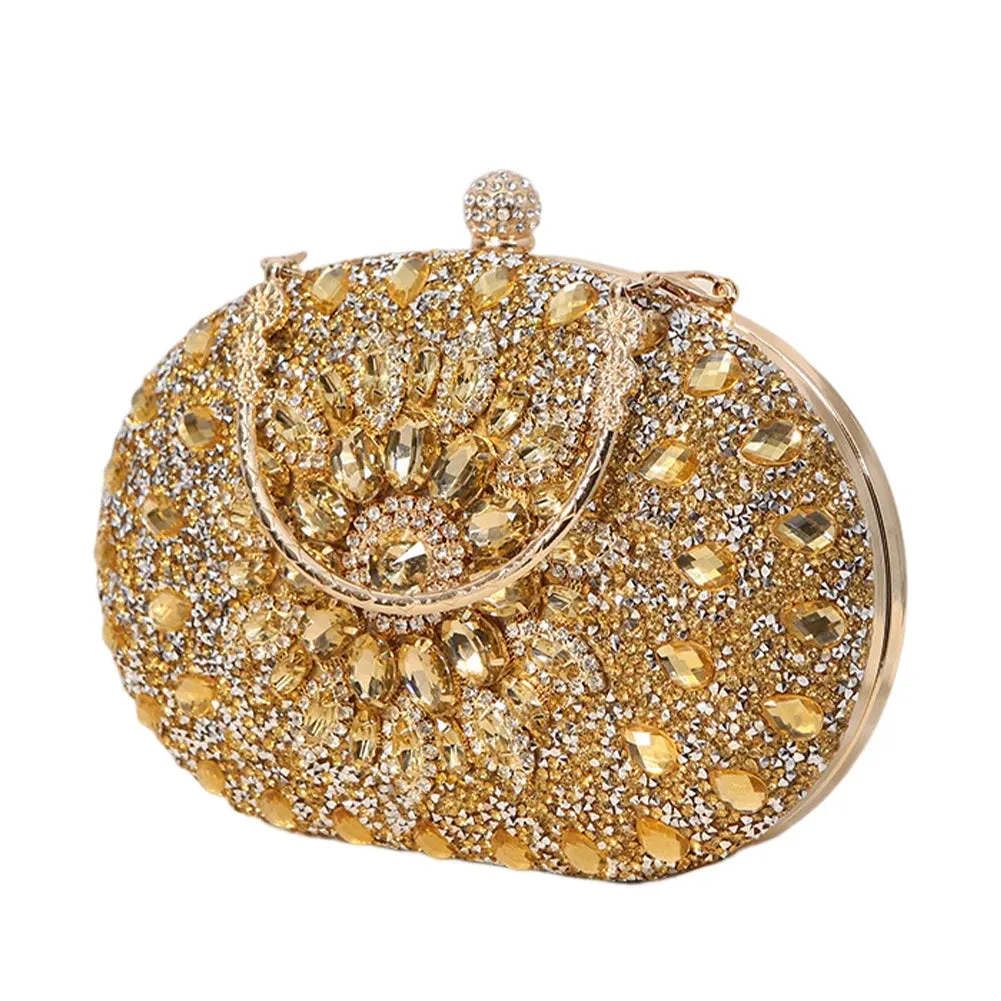 Mahlia Rhinestone Party Clutch