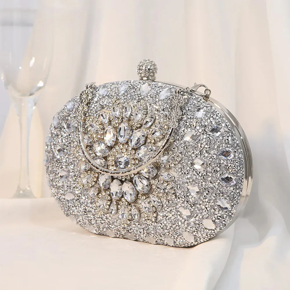 Mahlia Rhinestone Party Clutch
