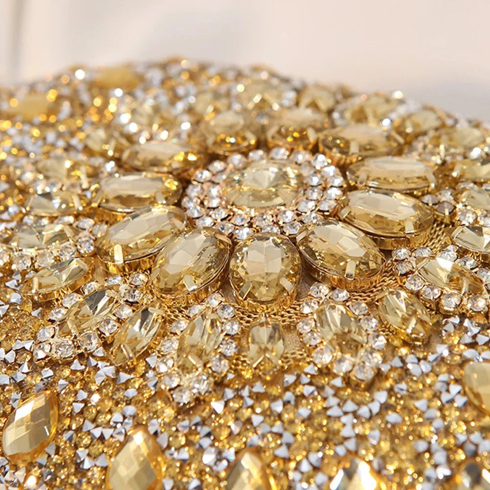 Mahlia Rhinestone Party Clutch
