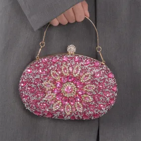 Mahlia Rhinestone Party Clutch