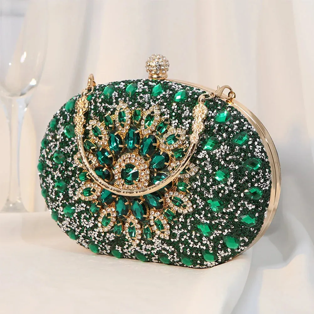 Mahlia Rhinestone Party Clutch