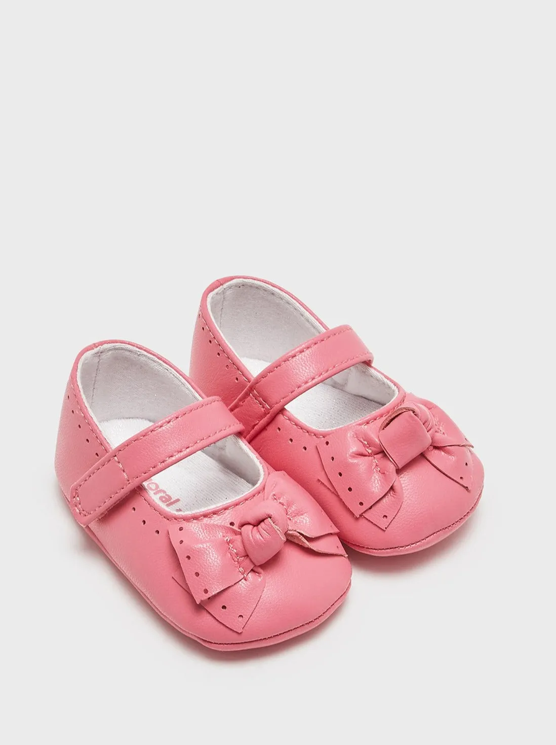 Mayoral Baby Bow Mary Janes Geranium_9519-31