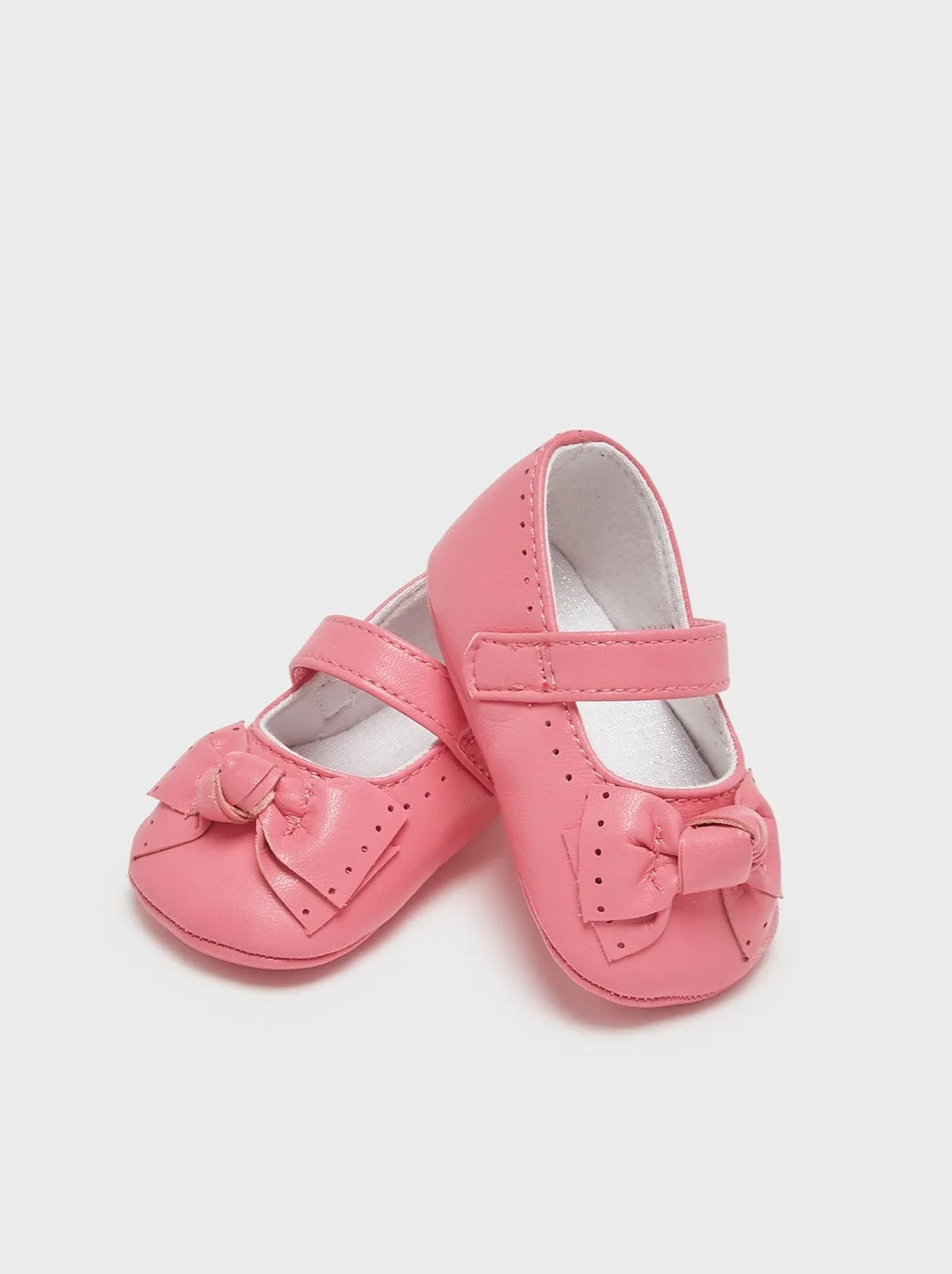 Mayoral Baby Bow Mary Janes Geranium_9519-31