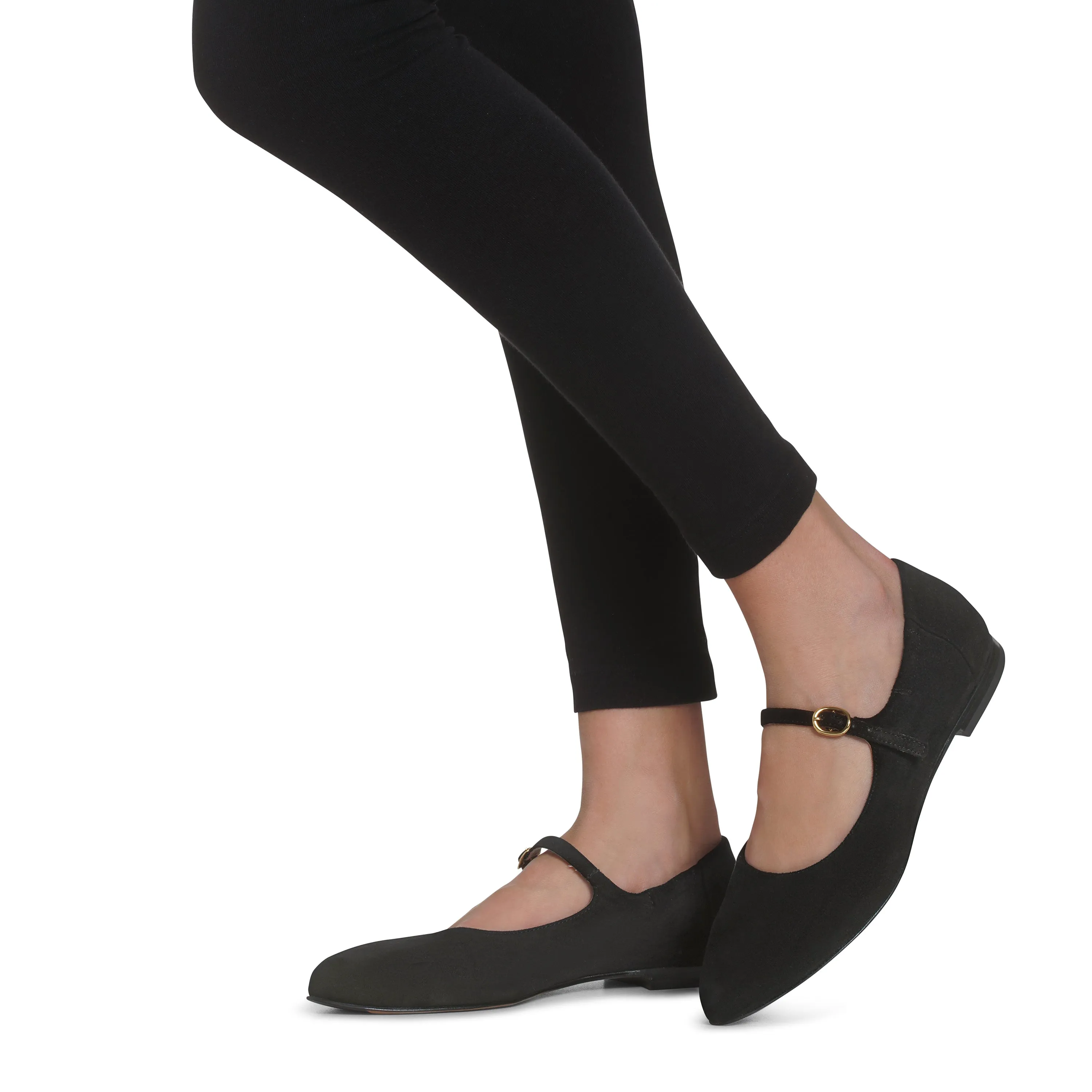 Melia Flexlite Flats Nero