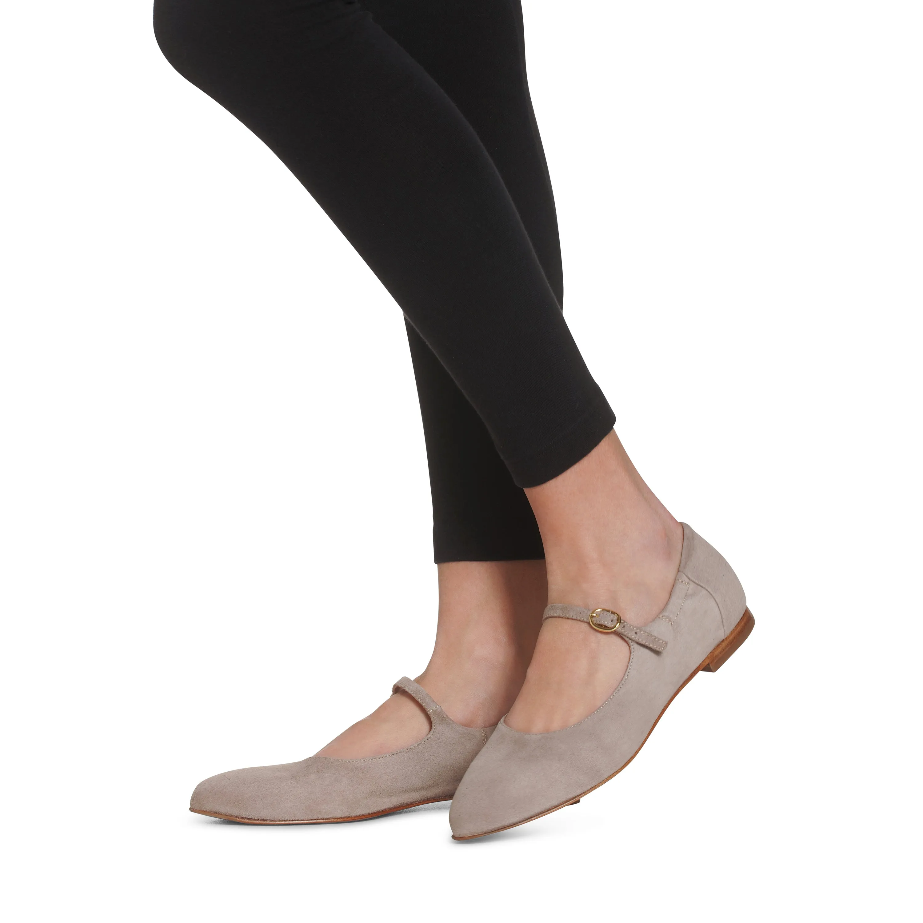 Melia Flexlite Flats Taupe