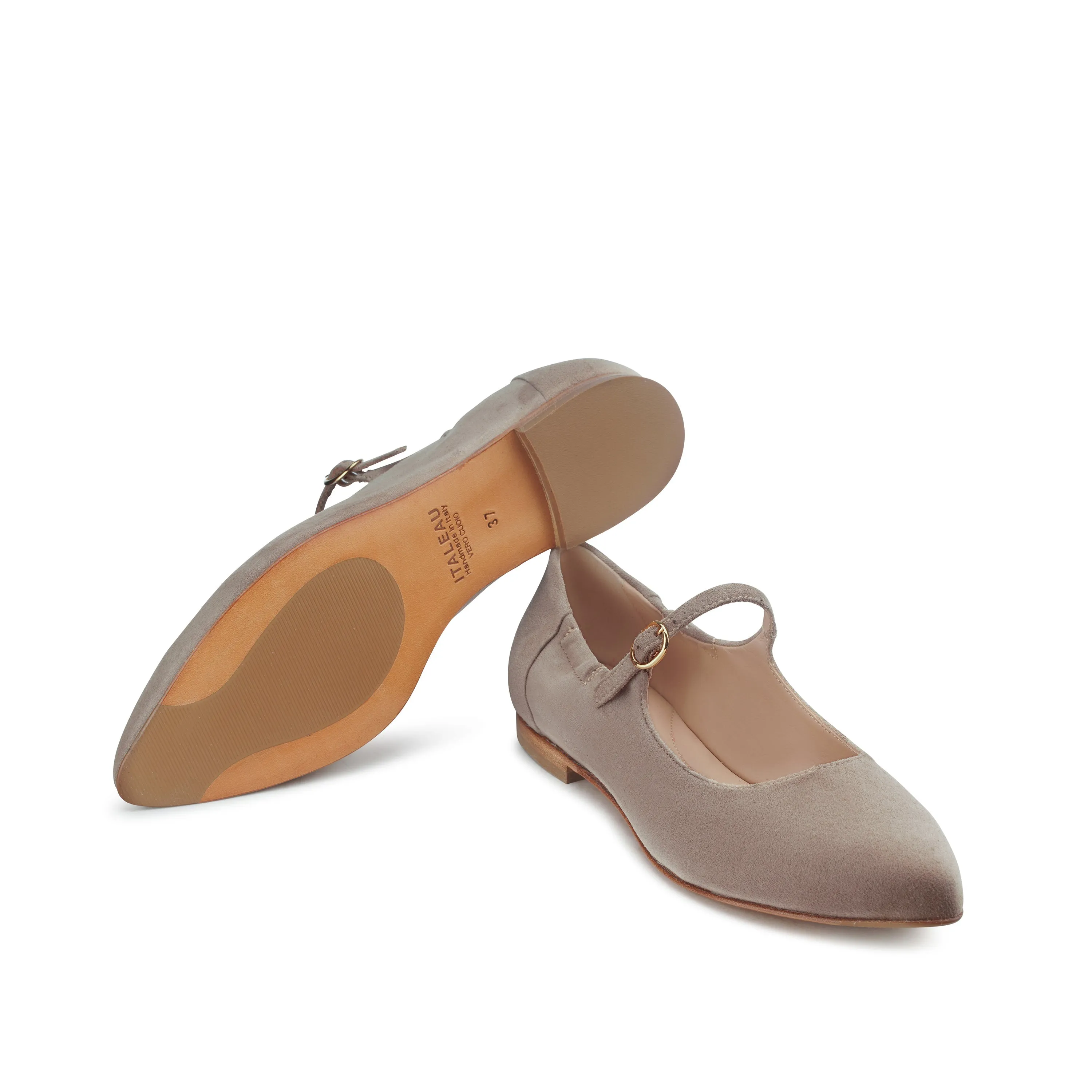 Melia Flexlite Flats Taupe