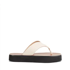 Melitto Ice White Platform Sandals