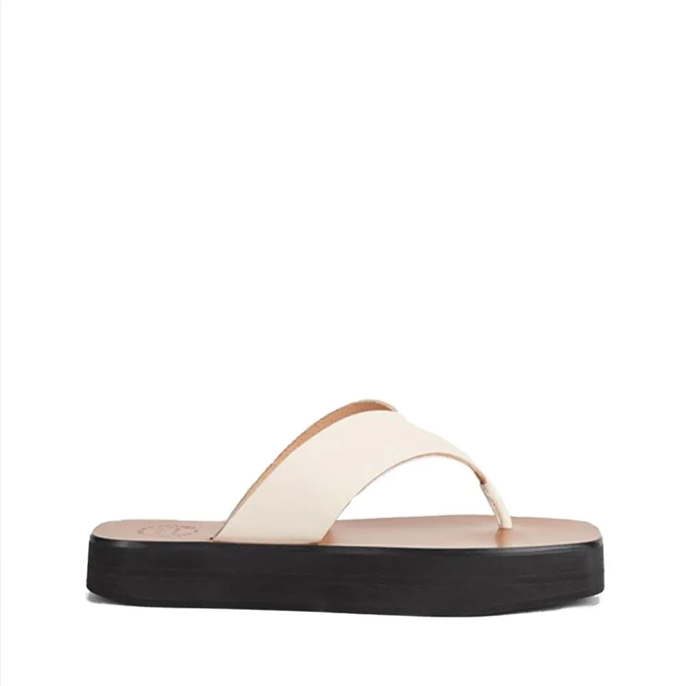 Melitto Ice White Platform Sandals