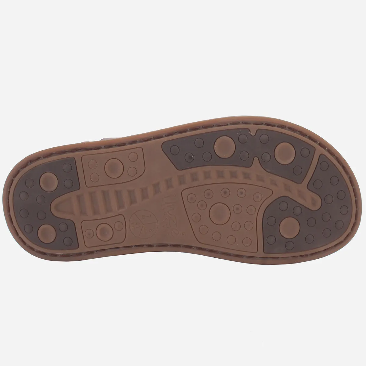 Men "VARGO" Leather Designer Summer Flat Sandals