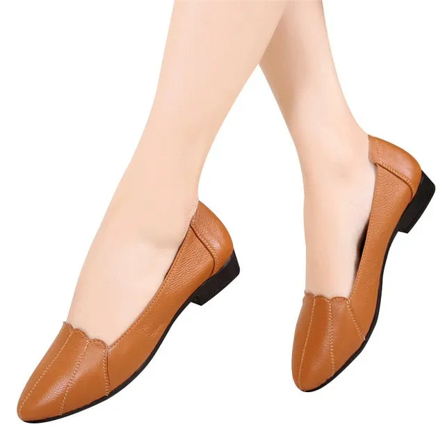 MUYANG MIE MIE Women Shoes Woman Women Flats Larger size ladies shoes