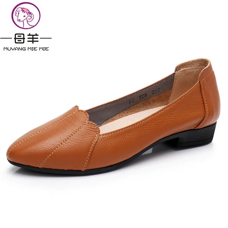 MUYANG MIE MIE Women Shoes Woman Women Flats Larger size ladies shoes