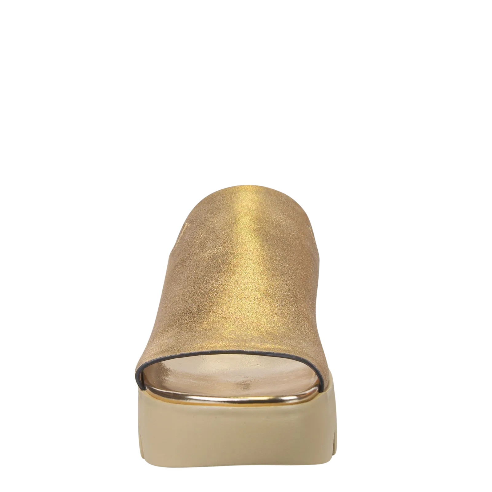 NAKED FEET - DRIFT in GOLD Platform Sandals