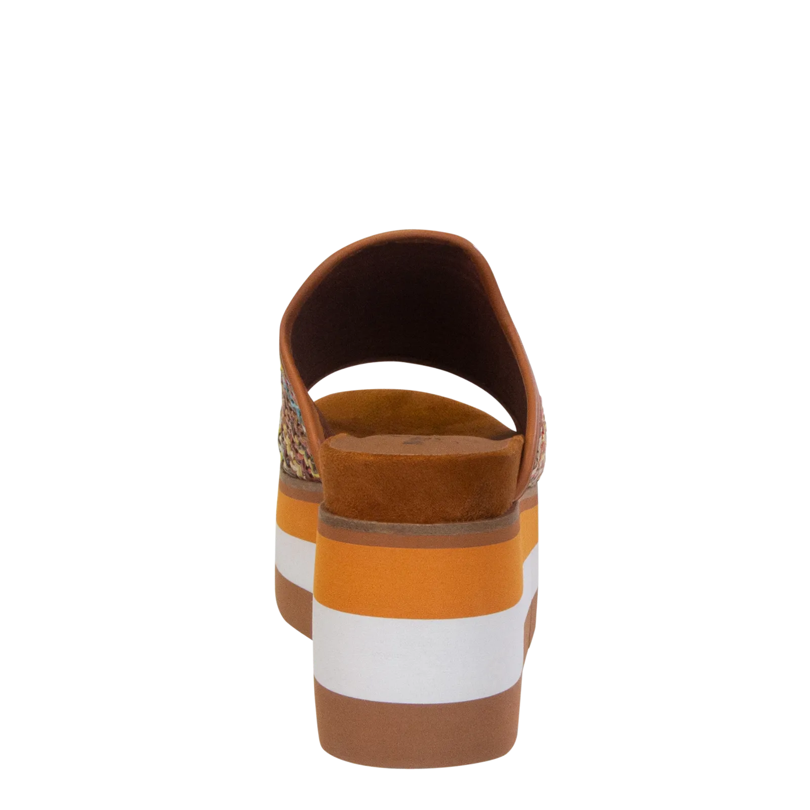 NAKED FEET - FLOCCI in TAN Wedge Sandals