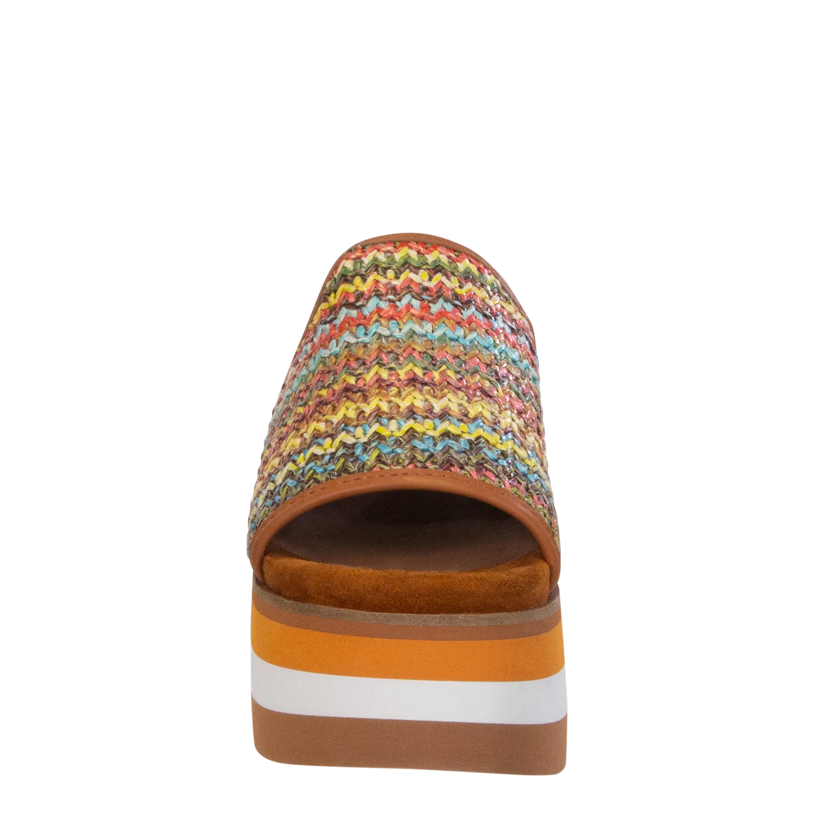 NAKED FEET - FLOCCI in TAN Wedge Sandals