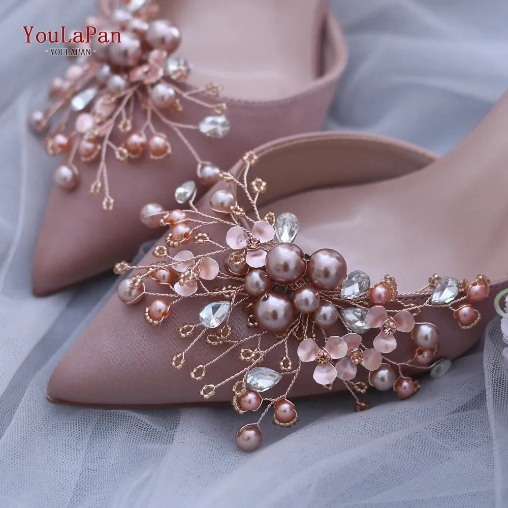 New Women's Shoe Rhinestone Clip Charms 2 Pcs.