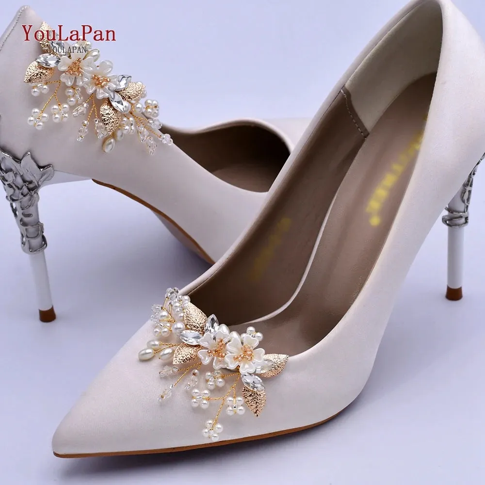 New Women's Shoe Rhinestone Clip Charms 2 Pcs.