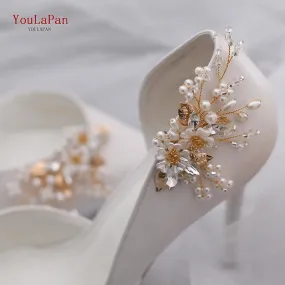 New Women's Shoe Rhinestone Clip Charms 2 Pcs.