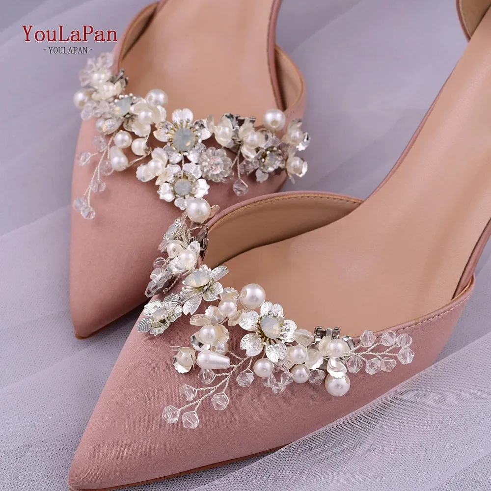 New Women's Shoe Rhinestone Clip Charms 2 Pcs.