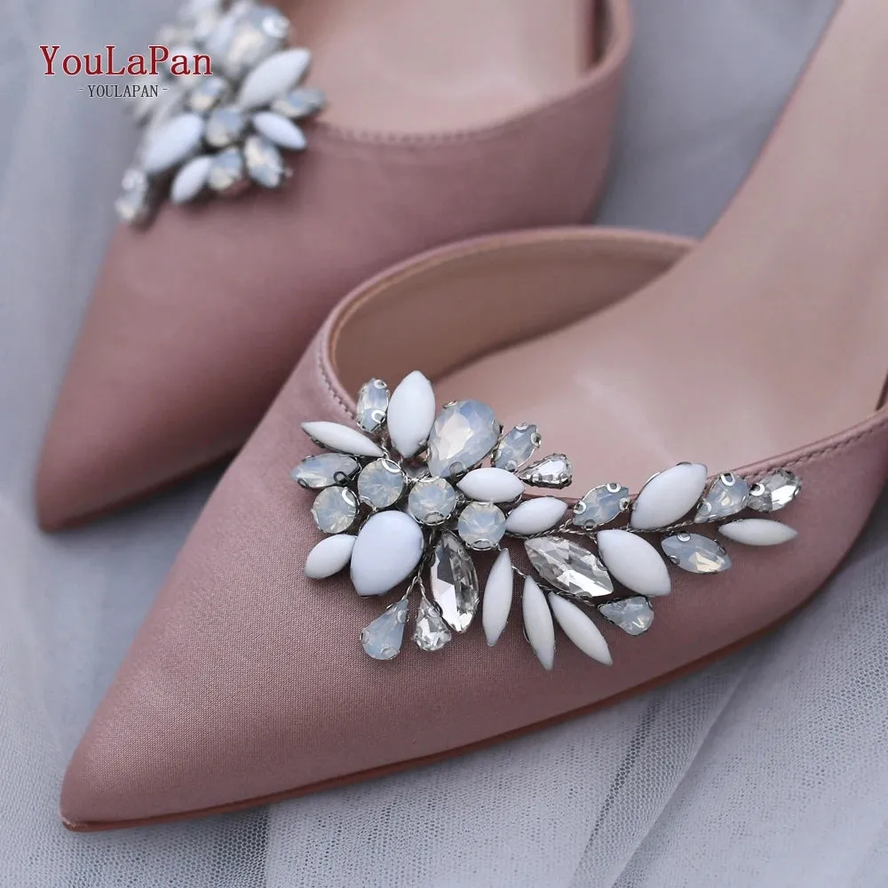 New Women's Shoe Rhinestone Clip Charms 2 Pcs.