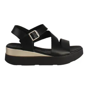 Oh! My Sandals -  Platform Sandals - 5417 - Black